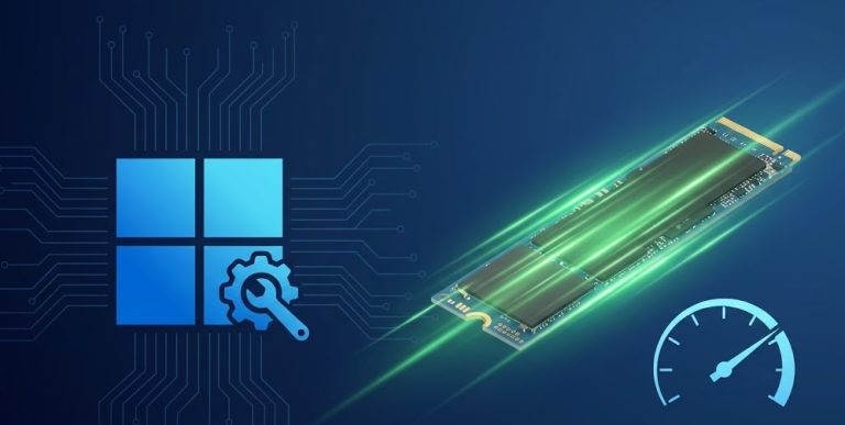 افزایش سرعت SSD در ویندوز ۱۱: راهنمای فعال‌سازی ایمن درایور جدید NVMe